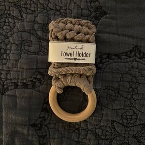 Handmade Crochet Knit Towel Holder